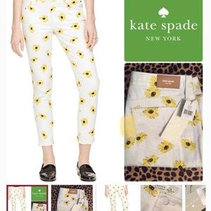 Kate Spade Jeans w/ Sunflowers